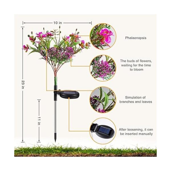 Neporal Solar Lights Outdoor Garden Decorative 4 Pack_2
