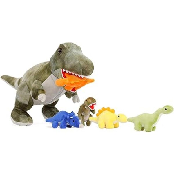 Muiteiur Animal de peluche de dinosaurio TRex suave con_2
