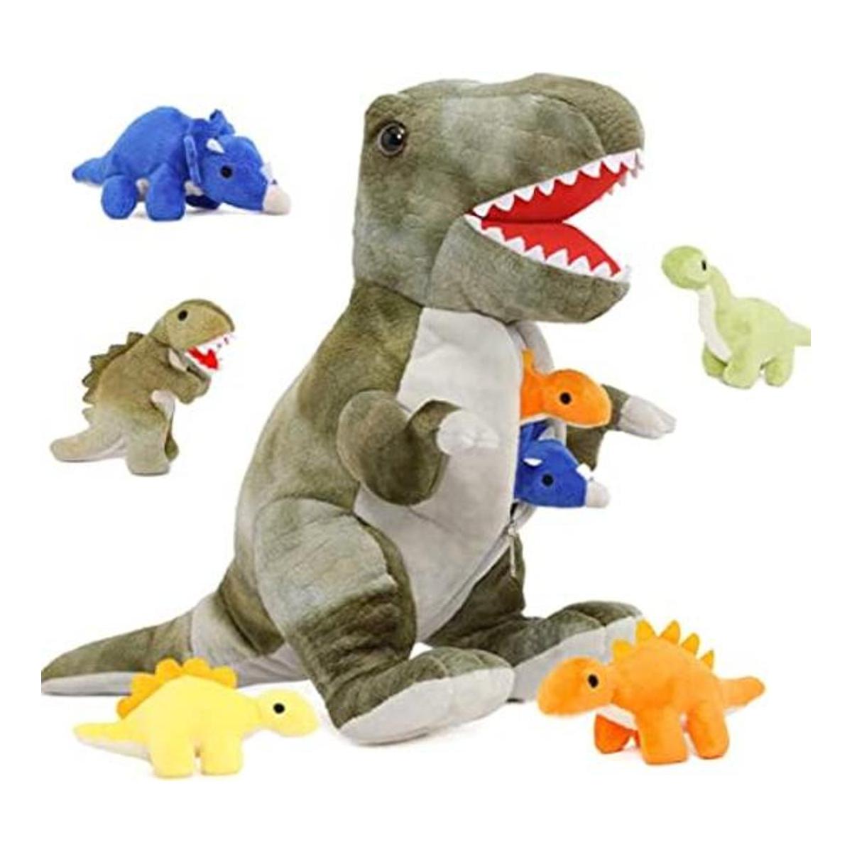 Muiteiur Animal de peluche de dinosaurio TRex suave con
