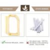 PETPAWJOY Percha para ventana de gato ventosas fuertes