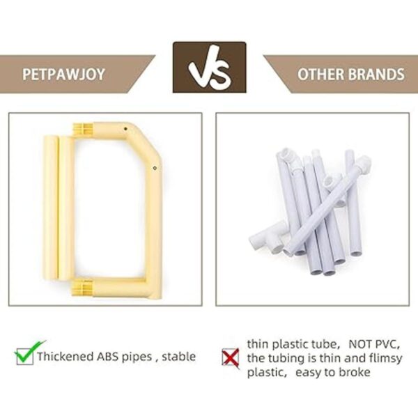 PETPAWJOY Percha para ventana de gato ventosas fuertes