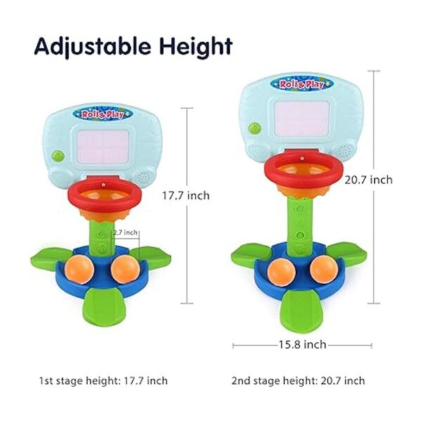 LotFancy Aro de baloncesto para niños pequeños juego de_2