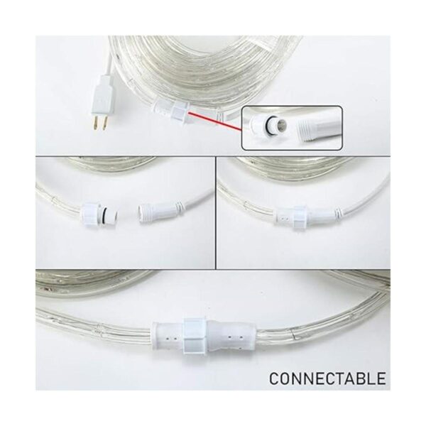 Tira de 360 luces LED impermeables de 110 V y 50 pies_4