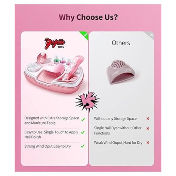 Geyiie Juego de esmaltes de uñas para niñas esmalte de