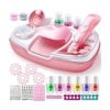 Geyiie Juego de esmaltes de uñas para niñas esmalte de