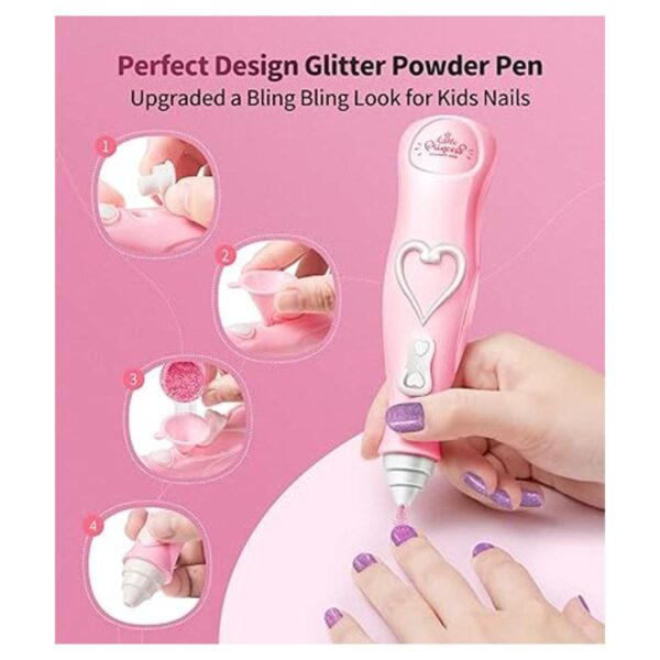 Geyiie Juego de esmaltes de uñas para niñas esmalte de