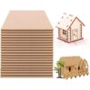 Fabbay 20 hojas de tilo finas de madera de tilo madera