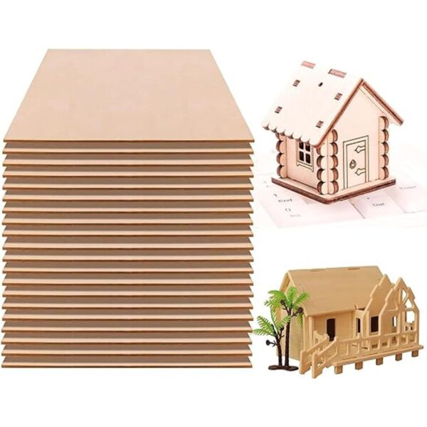 Fabbay 20 hojas de tilo finas de madera de tilo madera