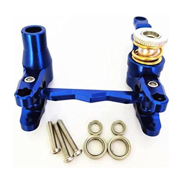 Montaje de dirección de aluminio azul para Traxxas 110_1