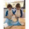 ECO FACTORY Juego de 2 cestas redondas profesionales a