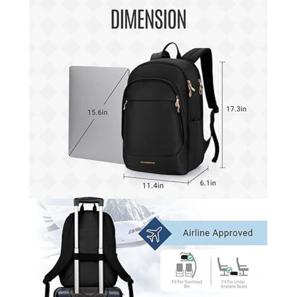 Mochila para laptop LIGHT FIGHT Mochila de viaje de 15.6_2