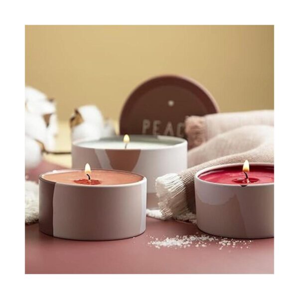 Hearth Harbor Tarros de lata para hacer velas