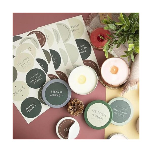 Hearth Harbor Tarros de lata para hacer velas