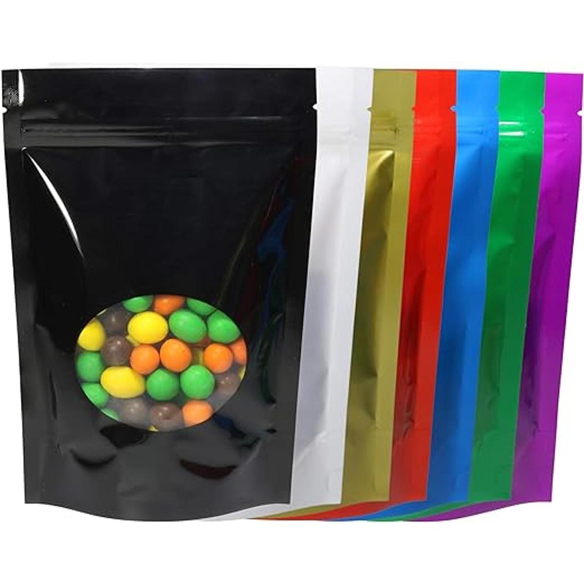 Color mate de doble cara brillante con bolsa redonda