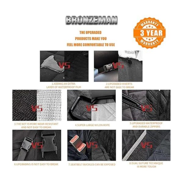 Cubierta Bronzeman para asiento de vehículo 100