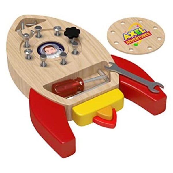 Montessori Juego de tablero de destornilladores tuercas_1