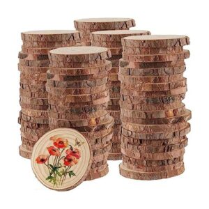 Hakzeon 100 rebanadas de madera natural de 28 a 32_1