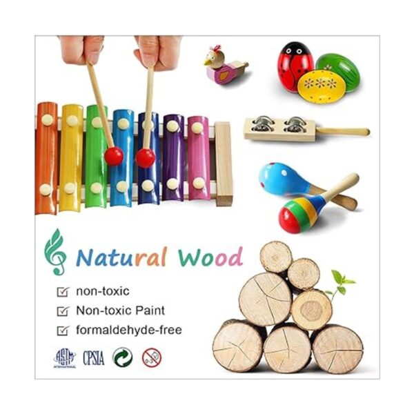 LOOIKOOS Instrumentos musicales para niños pequeños