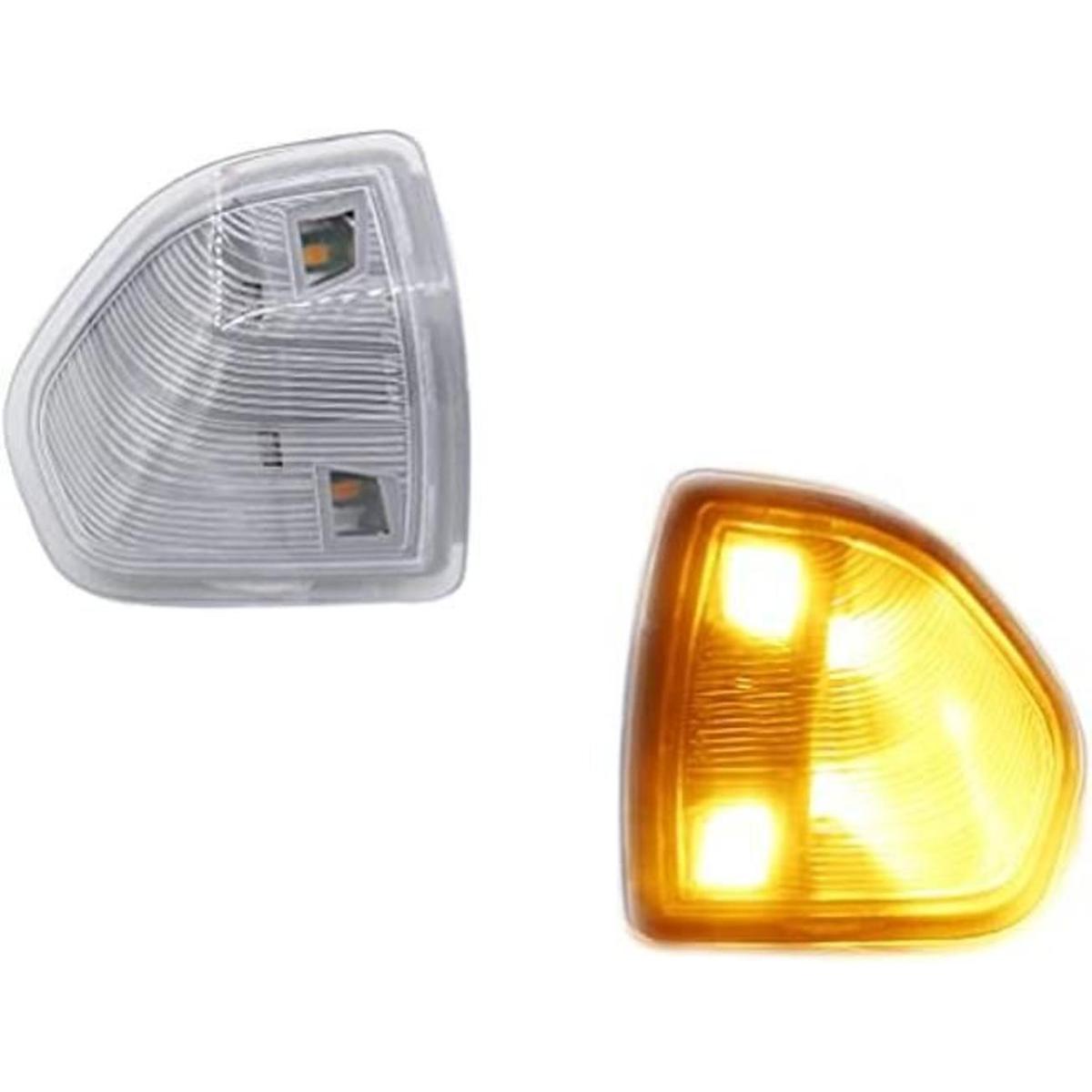 MotoParAcc Luces LED de intermitente de espejo lateral