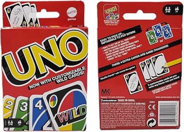 Mattel Family Card Game Variedad Pack Paquete de 4_2