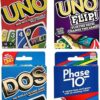 Mattel Family Card Game Variedad Pack Paquete de 4_1