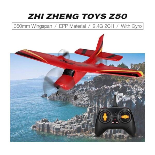 GoolRC Z50 RC Avión 2.4G 2CH Control Remoto Avión EPP