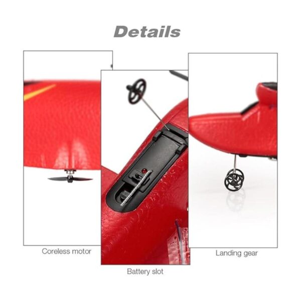 GoolRC Z50 RC Avión 2.4G 2CH Control Remoto Avión EPP