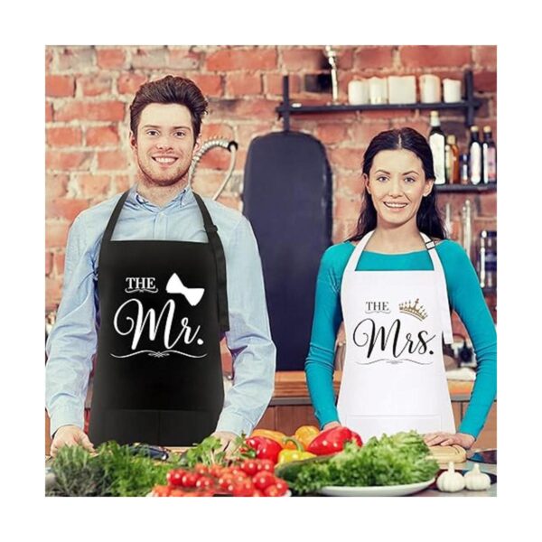 Delantales Mr and Mrs regalos de boda para pareja_5