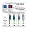 KABCON Soporte de carga rápida QI de 15 W para iPhone 13_4