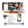 Kit de micrófono de vídeo para smartphone con luz LED