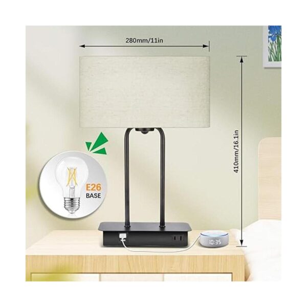 Lámpara de mesa de control táctil 3 modos de iluminación_4