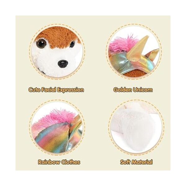 Muiteiur Animal de peluche gigante de unicornio lindo_4