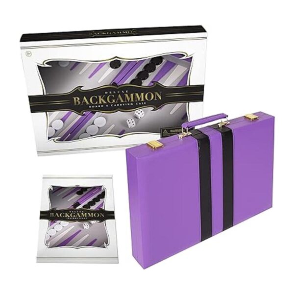 Crazy Games Backgammon Juego de mesa clásico morado_2