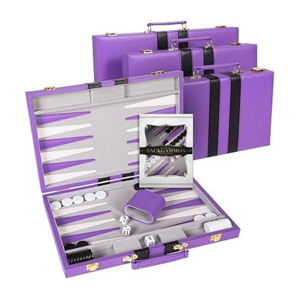 Crazy Games Backgammon Juego de mesa clásico morado_6
