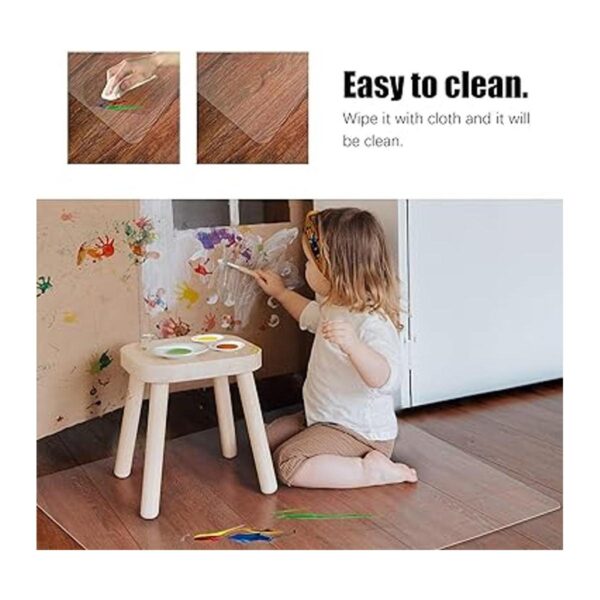 Kuyal Tapete transparente para silla de suelo de madera_3
