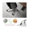 Kuyal Tapete transparente para silla de suelo de madera_2
