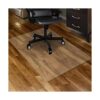 Kuyal Tapete transparente para silla de suelo de madera_1