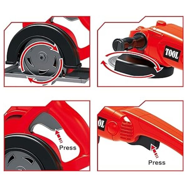 JOYIN 9Pcs Kids Tool Set Pretend Play Toddler Tool Toys_4