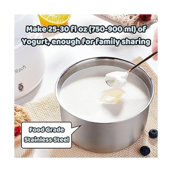 JoyMech Máquina compacta de yogur griego con control de_4