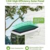 InnoGear apliques para luz solar en pared y canaleta con