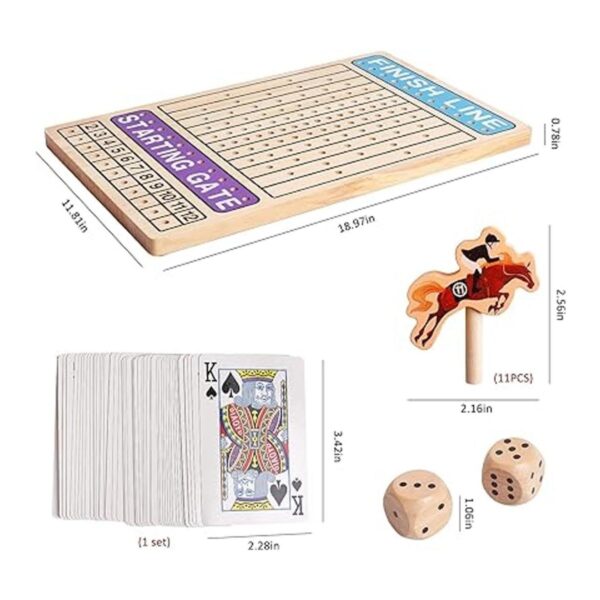 Juego de carreras de caballos juguete de desafío de