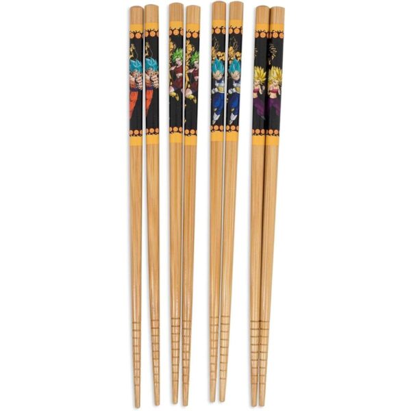 Dragon Ball Palillos de bambú de madera juego de 4