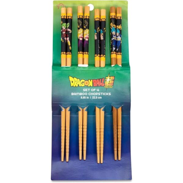 Dragon Ball Palillos de bambú de madera juego de 4