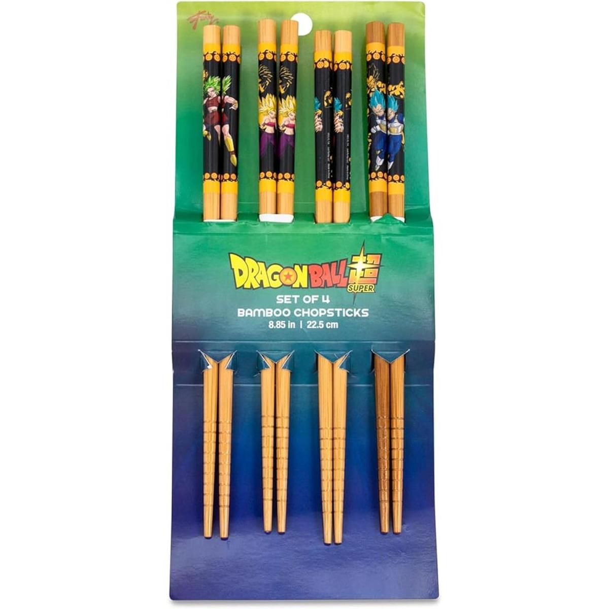 Dragon Ball Palillos de bambú de madera juego de 4