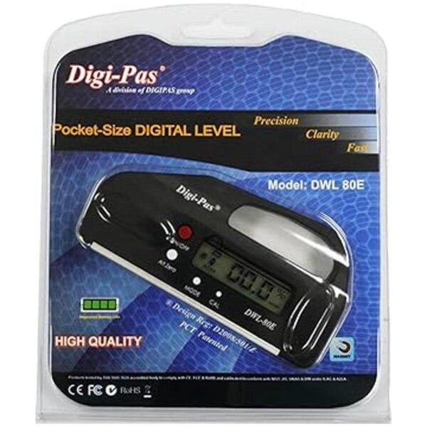 DigiPas DWL80E medidor de ángulos electrónico mini de_2