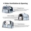FUKUMARU Cat Carrier Airline Approved Soft Sided Dog_4