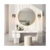 Durent Lighting Apliques de pared negros y dorados_3