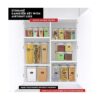 DWLLZA KITCHEN Juego de almacenamiento de recipientes de