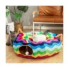 LUCKITTY Cama de túnel para perros y gatos con tubo de_1