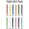 IDIY Crayones de cera a granel sin envolver 480_2